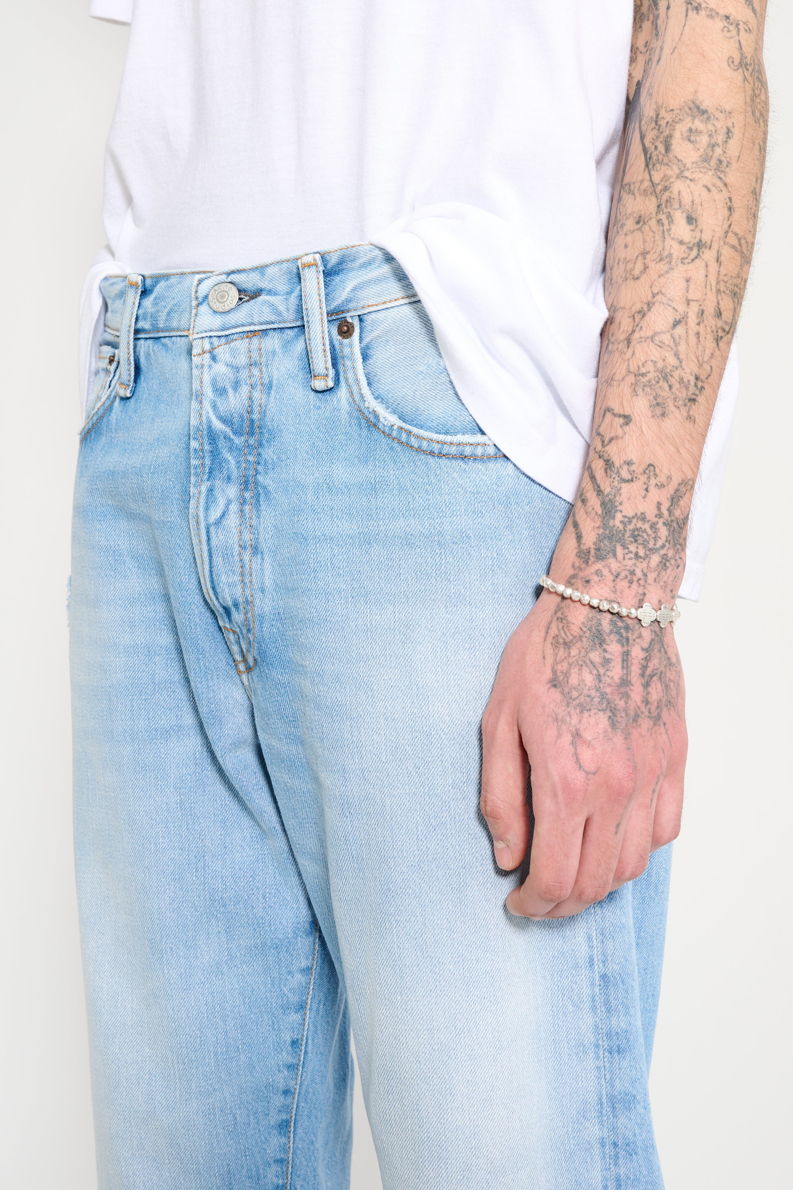 Acne Studios 1996 Regular Fit Jeans Light Blue Vintage