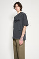 Acne Studios Cotton Pique Logo T-shirt Faded Black