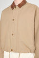 Acne Studios Double Cotton Twill Jacket Khaki Beige