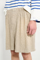 Acne Studios Monogram Shorts Warm Grey