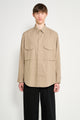 Acne Studios Garment Dyed Shirt Taupe Brown