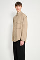 Acne Studios Garment Dyed Shirt Taupe Brown