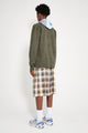 Acne Studios Check Shorts Beige / Black