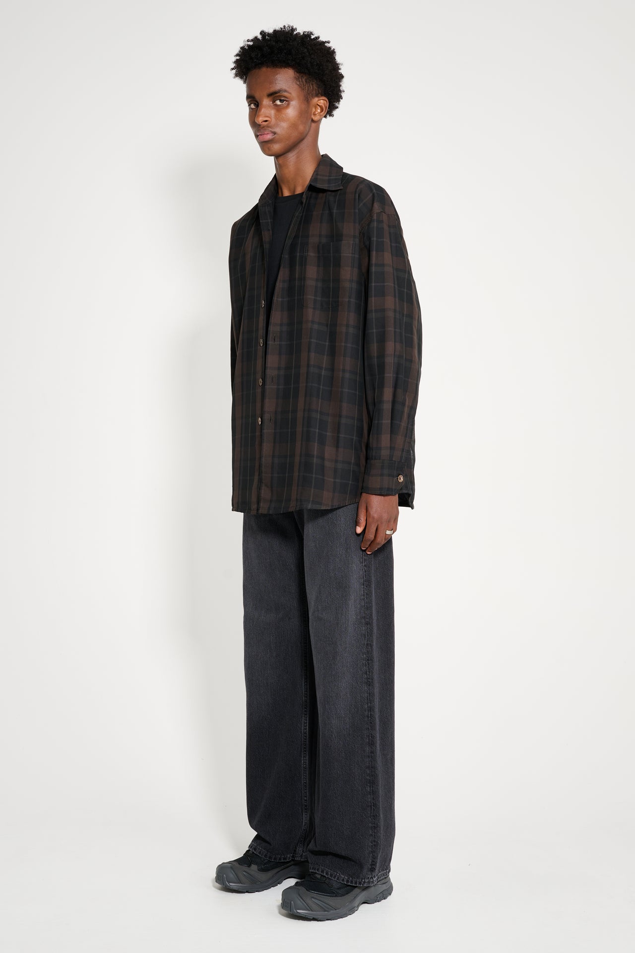 Acne Studios 2021M Loose Fit Jeans Vintage Black