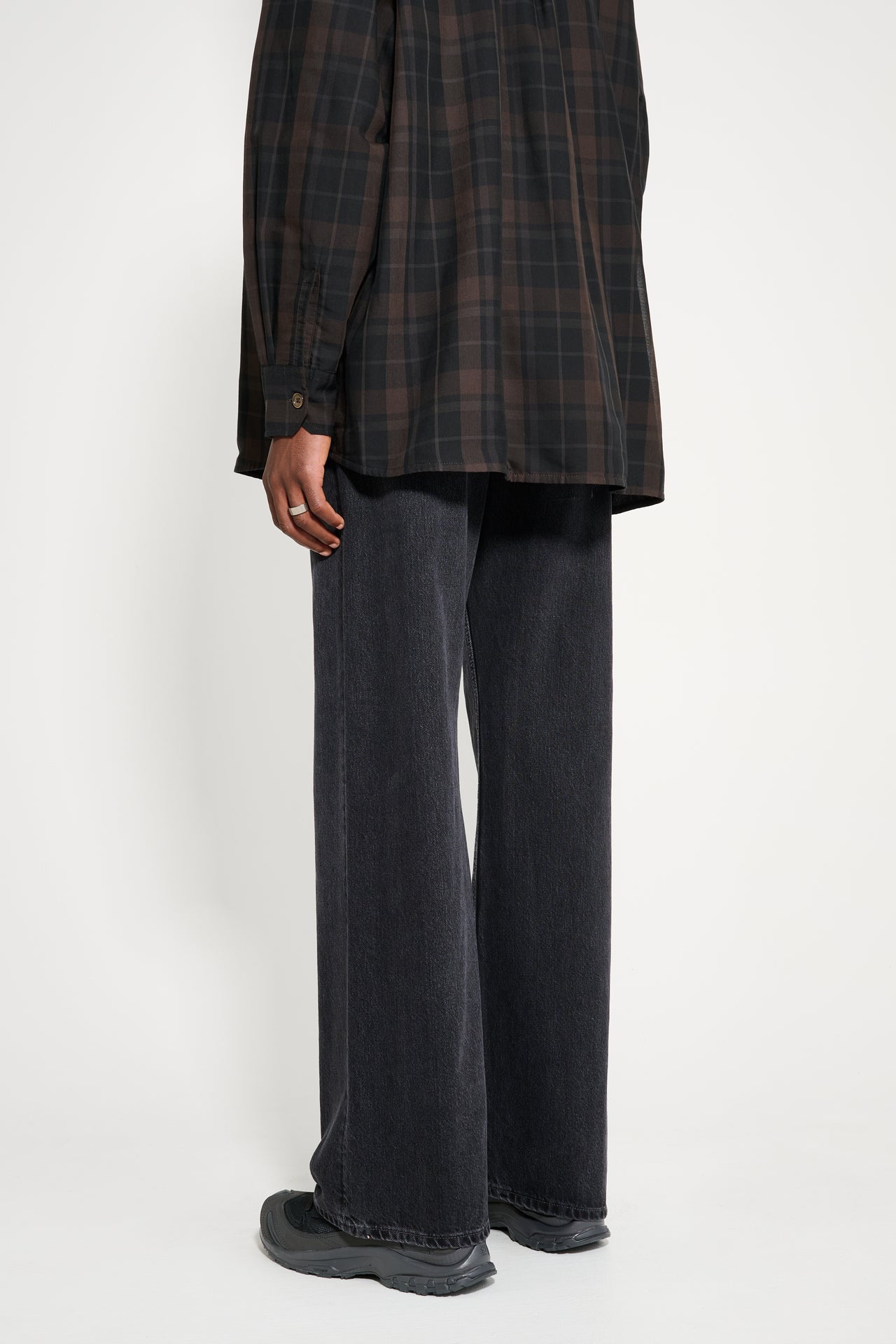 Acne Studios 2021M Loose Fit Jeans Vintage Black