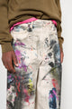 Acne Studios 1981 Baggy Fit Jeans White / Multi