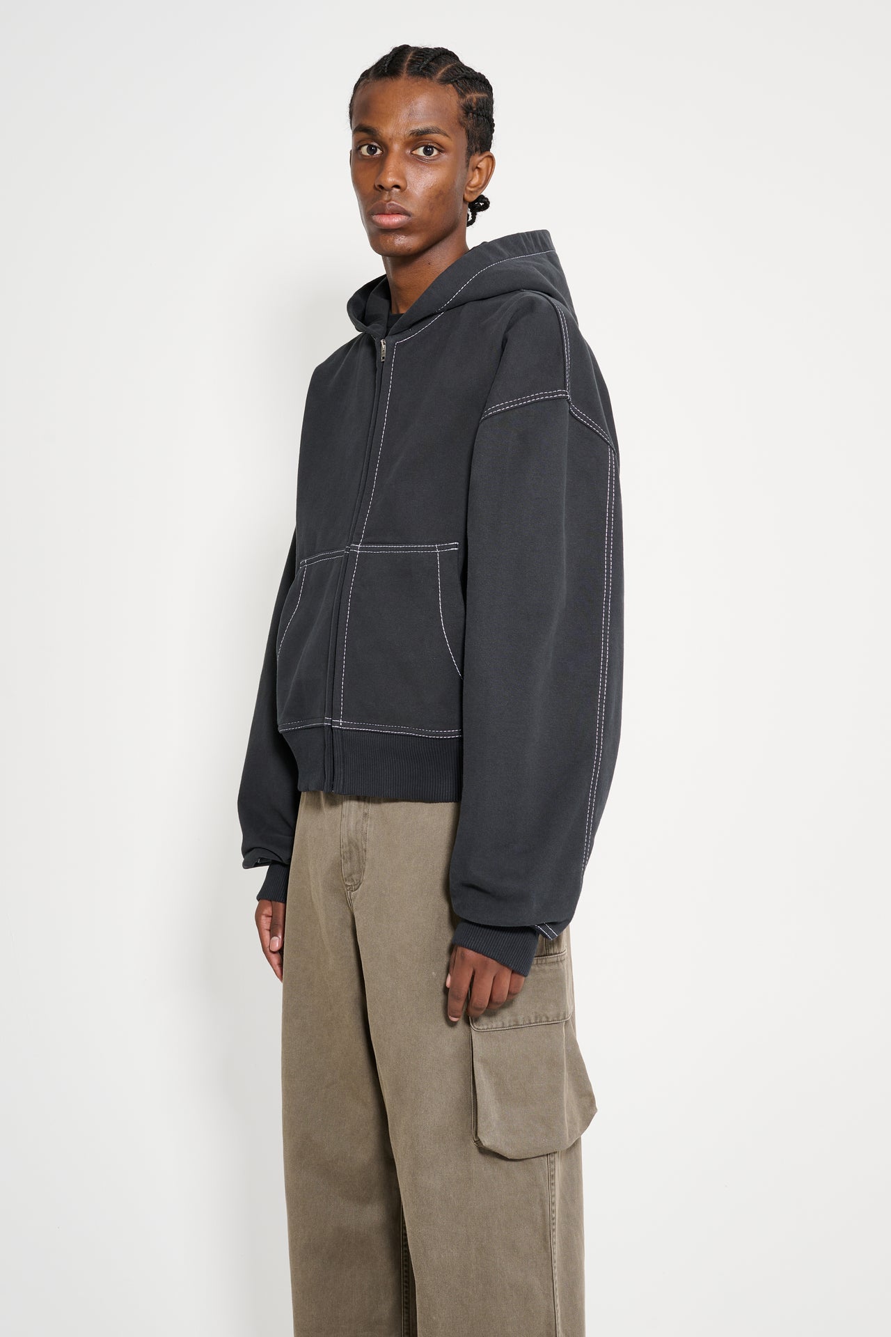 Acne Studios Hooded Sweatshirt Faded Black