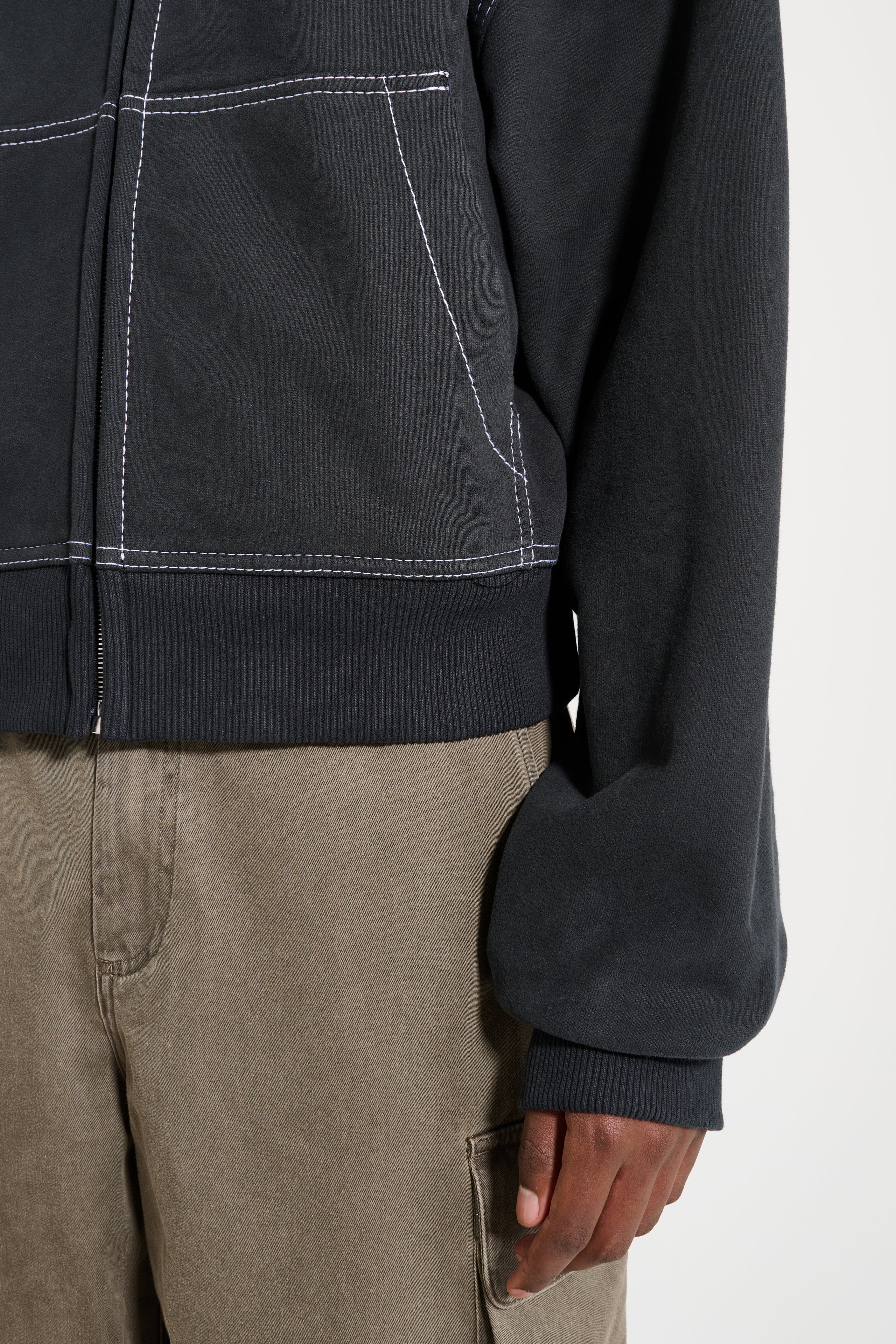 Acne Studios Hooded Sweatshirt Faded Black
