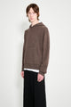 Acne Studios Knitted Hoodie Walnut Brown