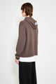 Acne Studios Knitted Hoodie Walnut Brown