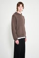 Acne Studios Knitted Hoodie Walnut Brown