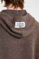 Acne Studios Knitted Hoodie Walnut Brown
