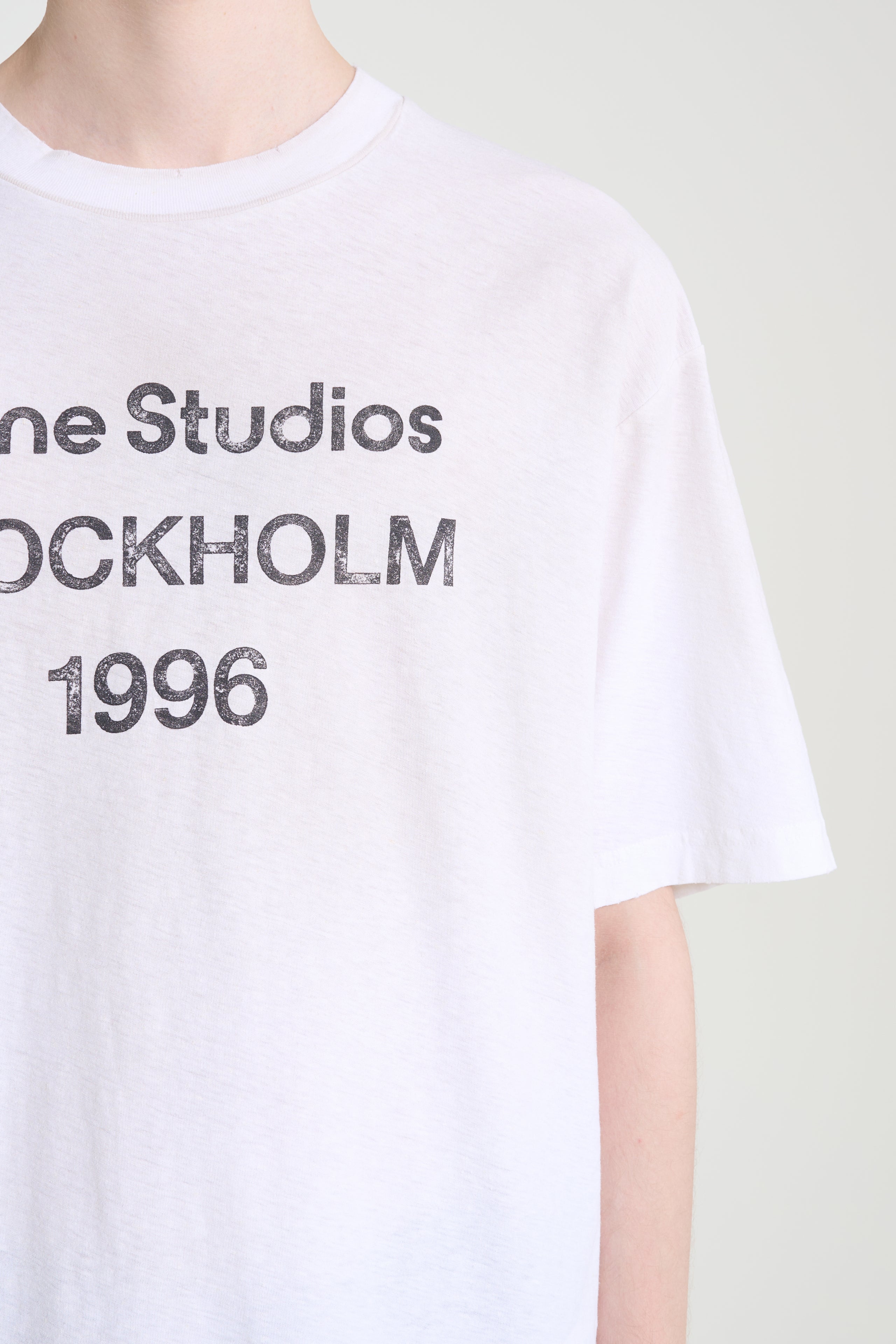 Acne Studios 1996 T-shirt Dusty White