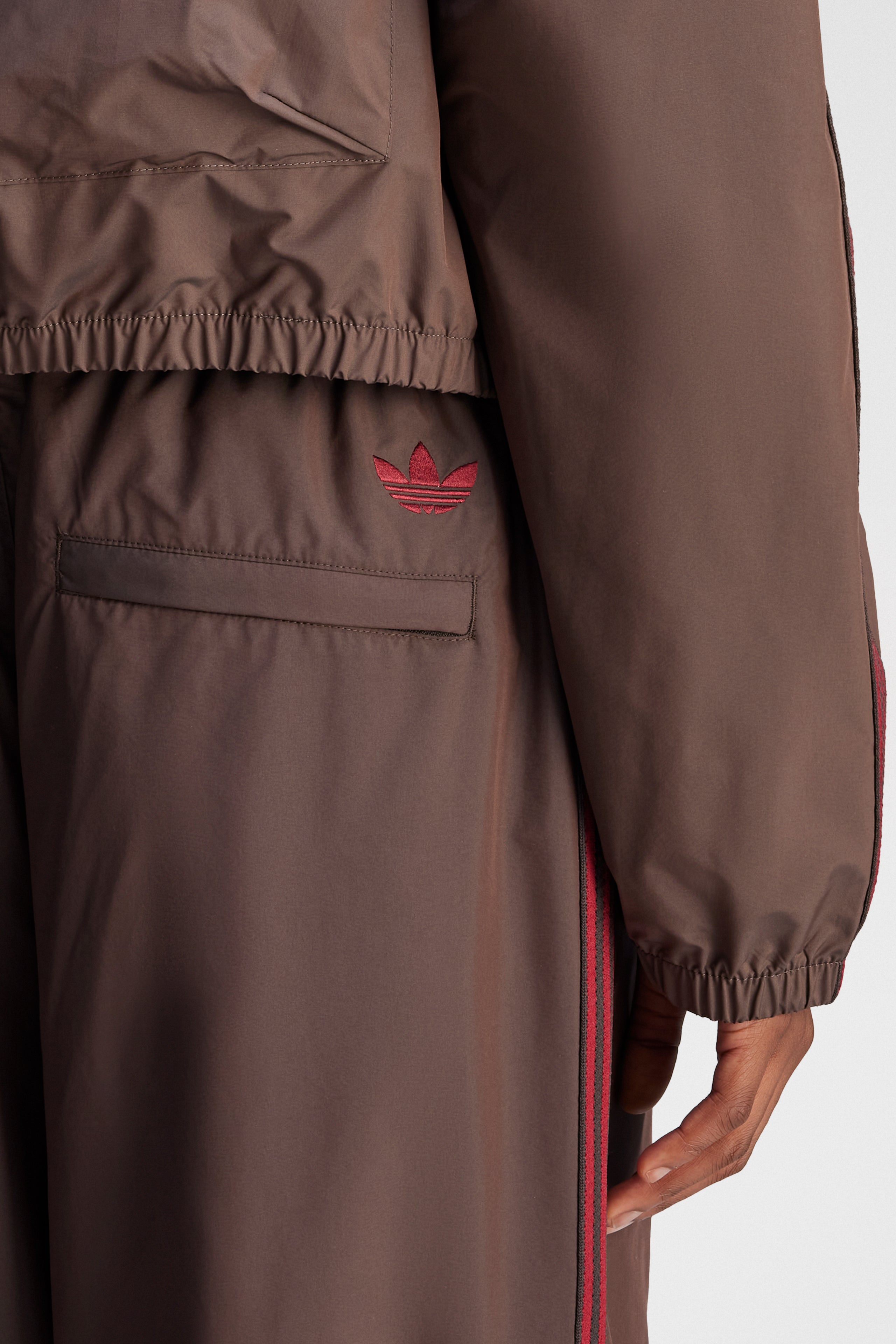 adidas Originals by Wales Bonner Nylon Track Pants Night Brown