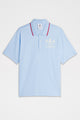 adidas Originals by Wales Bonner Short Sleeve Polo Glow Blue F19