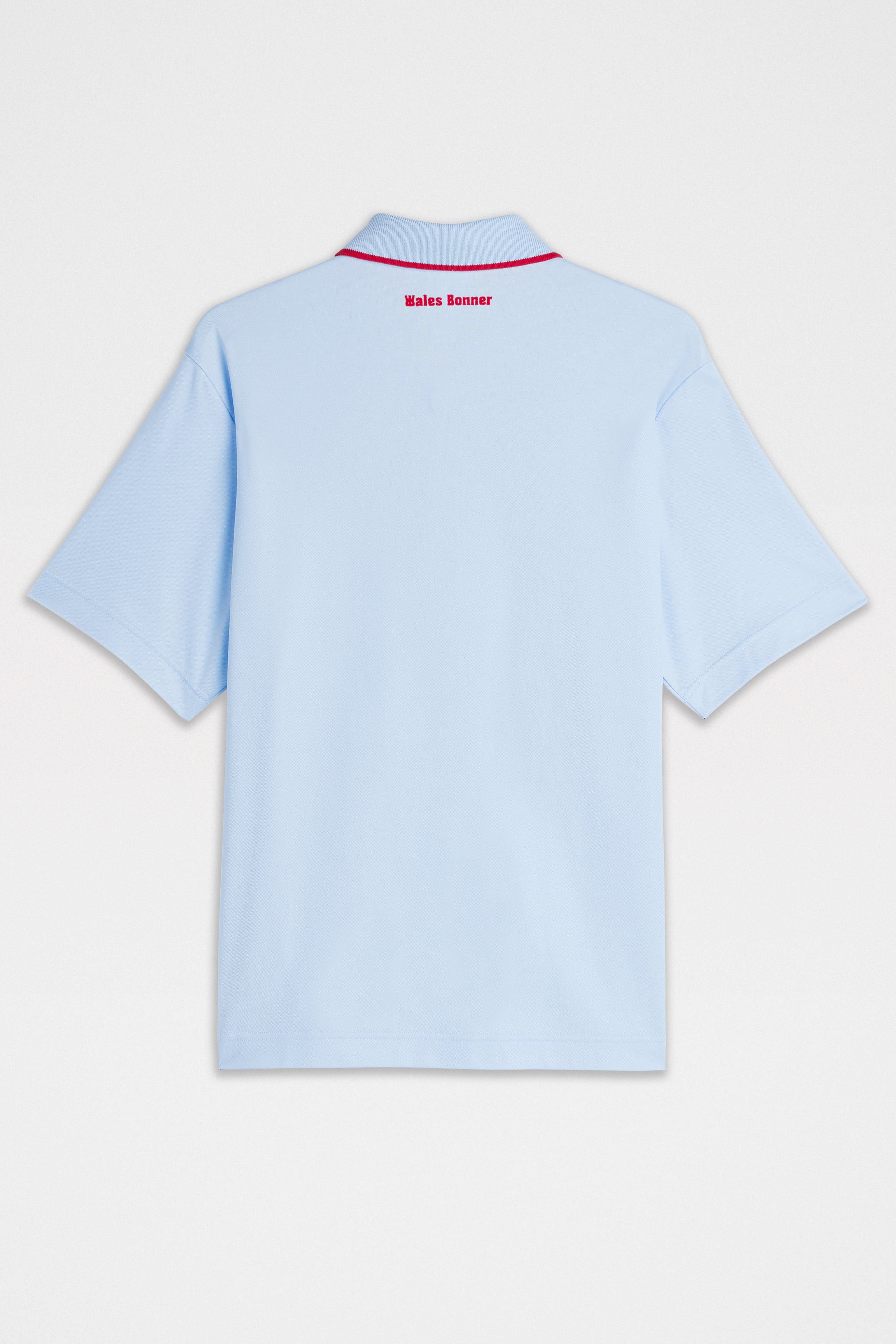 adidas Originals by Wales Bonner Short Sleeve Polo Glow Blue F19