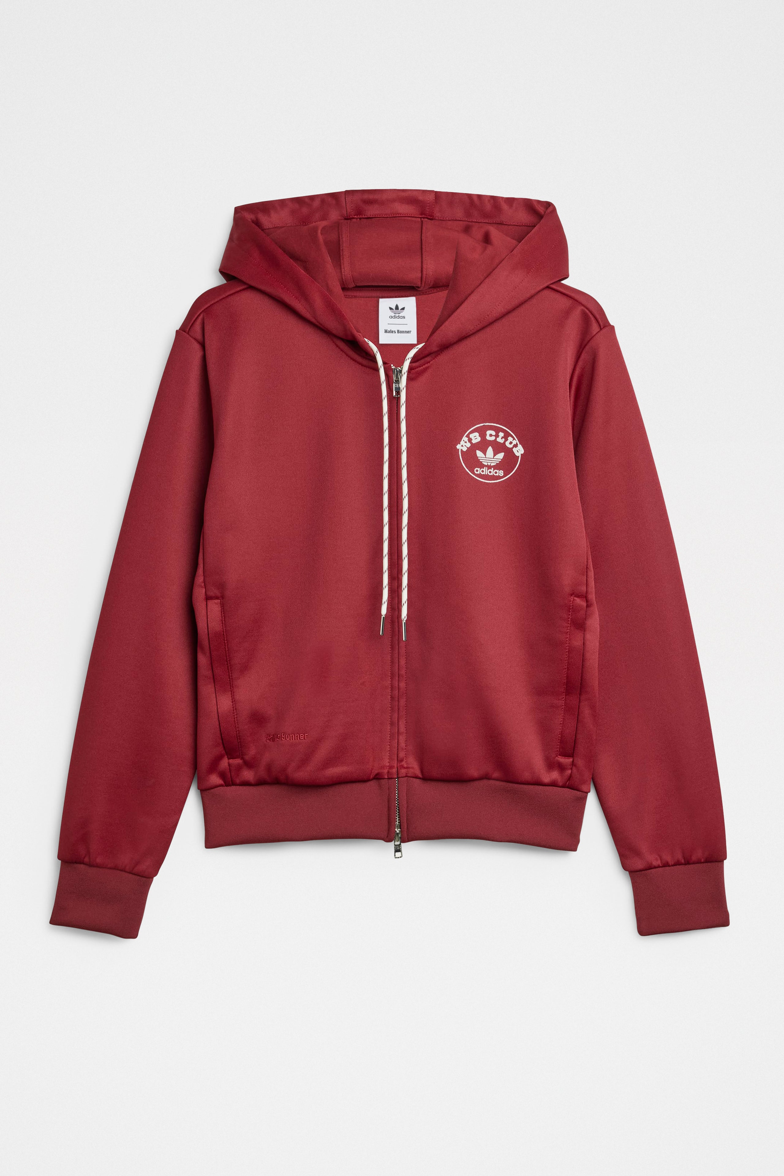 adidas by Wales Bonner Track Hoodie Collegiate Burgundy