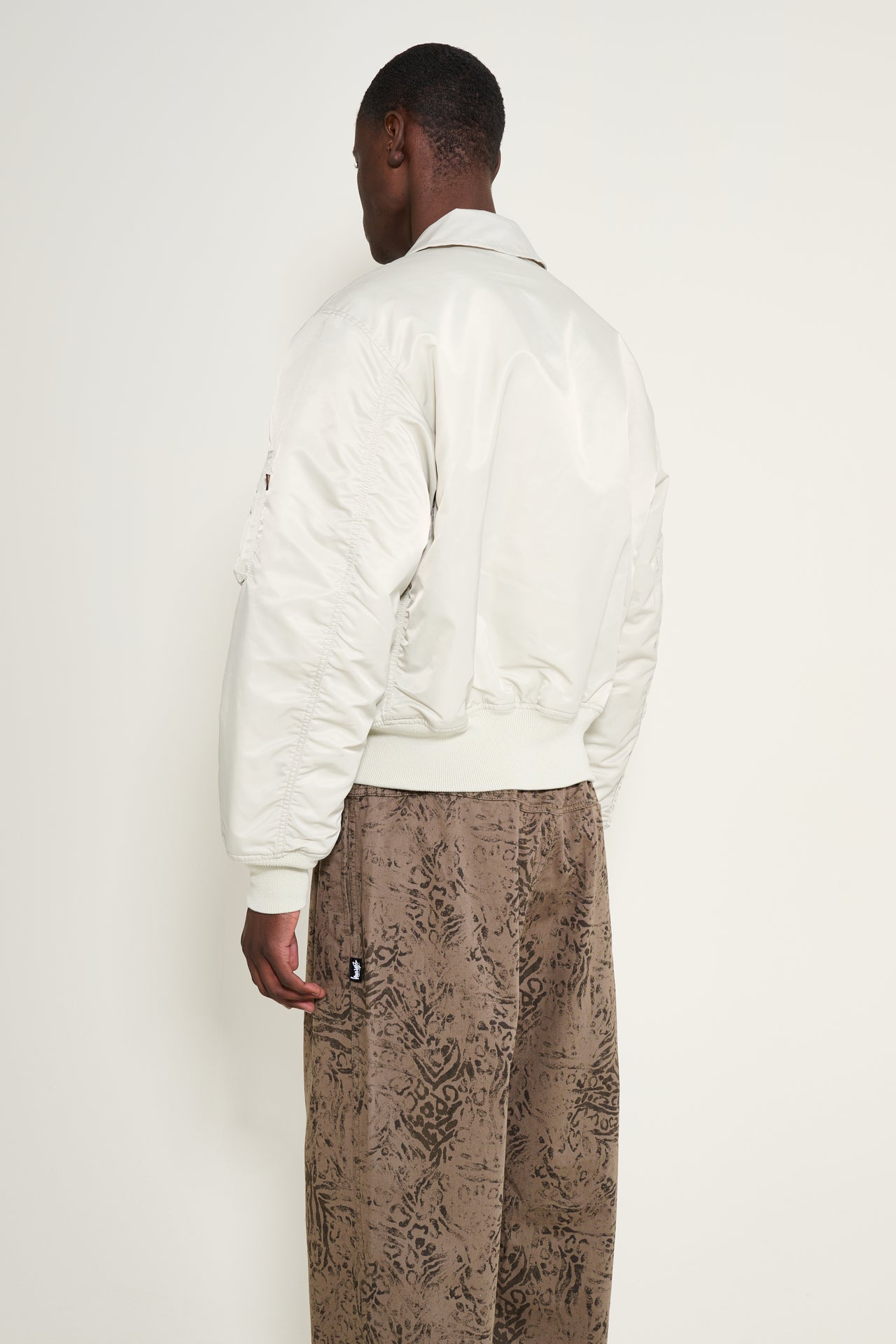 Alpha Industries CWU-45 Heritage Bomber Jacket Stone