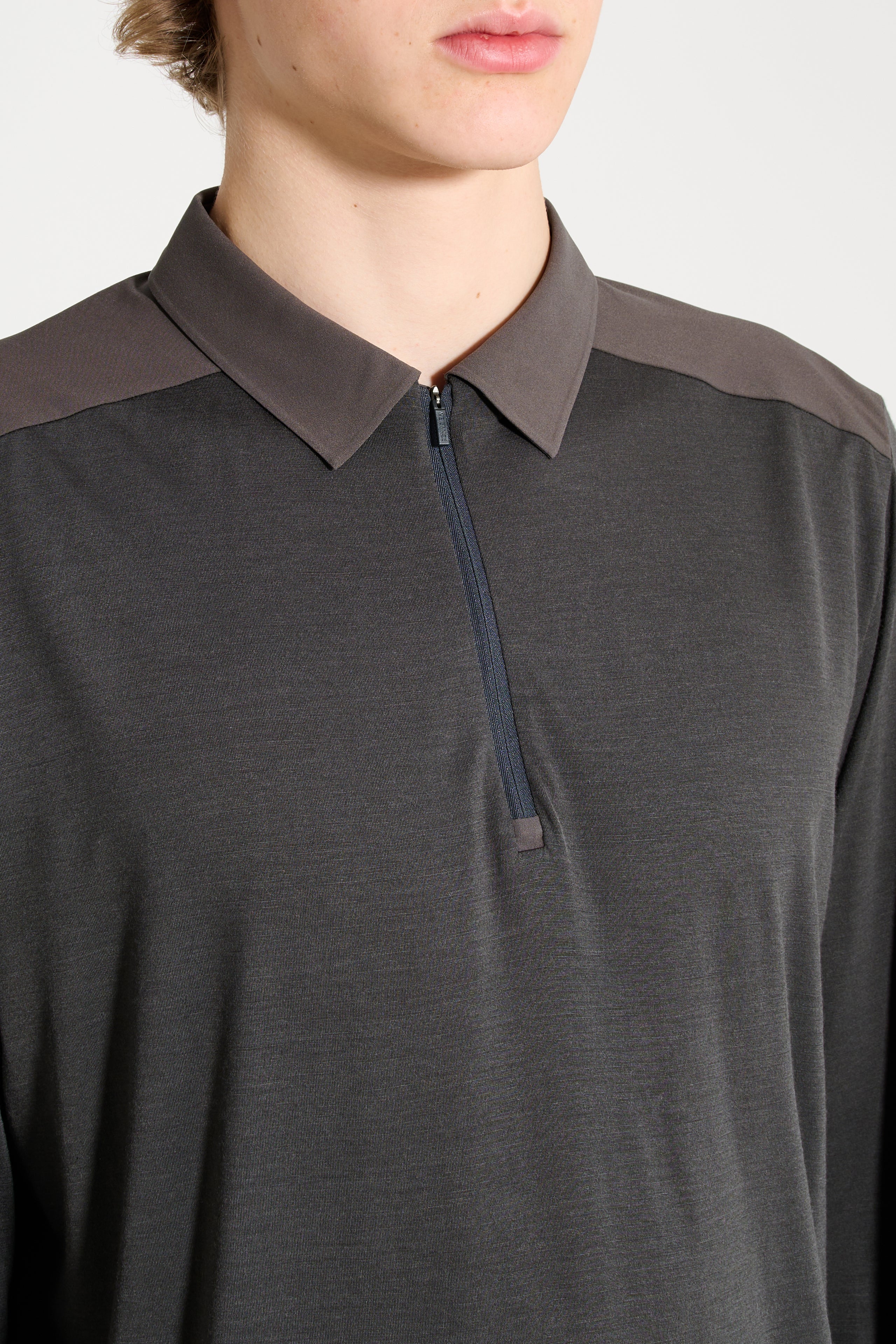 Arc'teryx Veilance Frame Long Sleeve Polo Penumbra