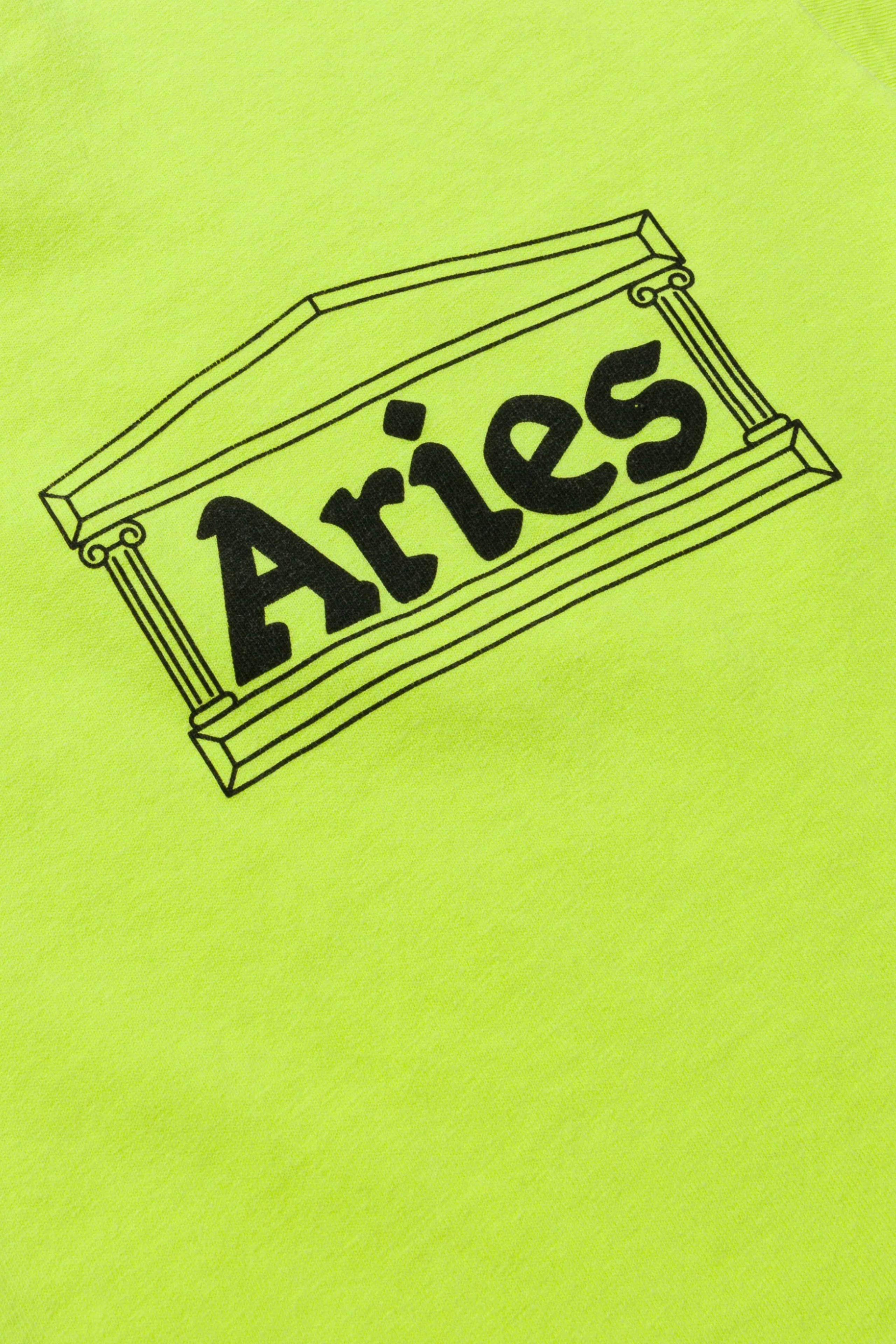 Aries Temple SS Tee Baby Fluoro Yellow