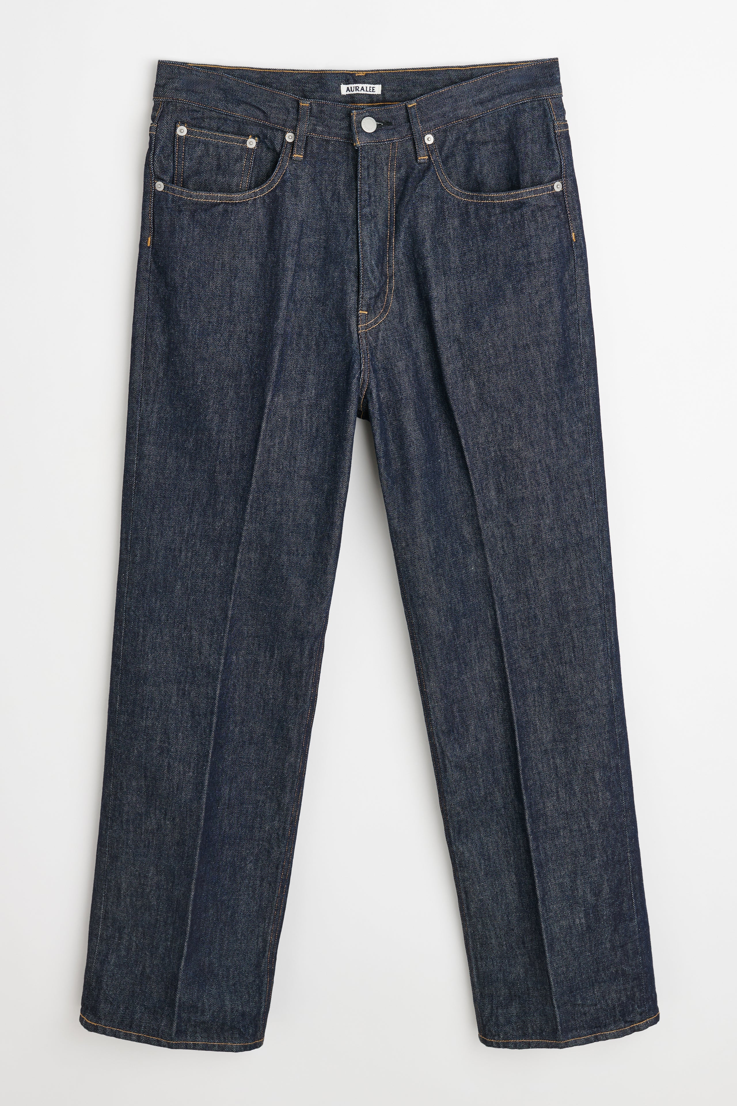 Auralee Hard Twist Denim 5 Pocket Pants Indigo