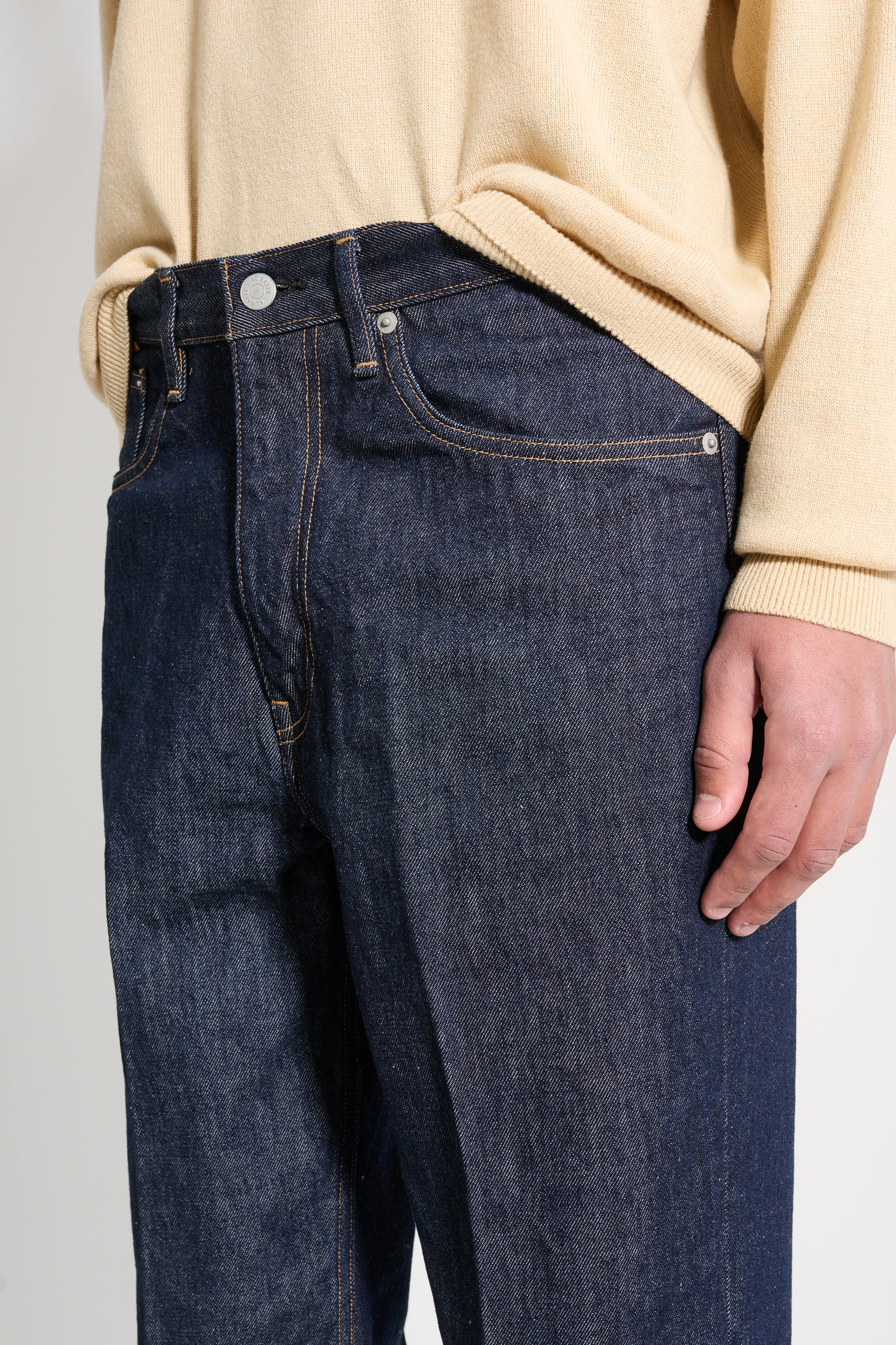 Auralee Hard Twist Denim 5 Pocket Pants Indigo