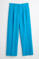 Auralee Brushed Super Fine Wool Flannel Slacks Light Blue