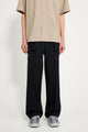 Auralee Wool Herringbone Cargo Pants Black