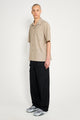 Auralee Wool Herringbone Cargo Pants Black
