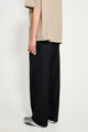 Auralee Wool Herringbone Cargo Pants Black