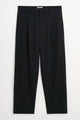 Auralee Light Cotton Wool Viyella Slacks Black