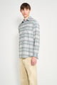 Auralee Super Light Wool Check Shirt Blue Green Check