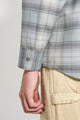 Auralee Super Light Wool Check Shirt Blue Green Check