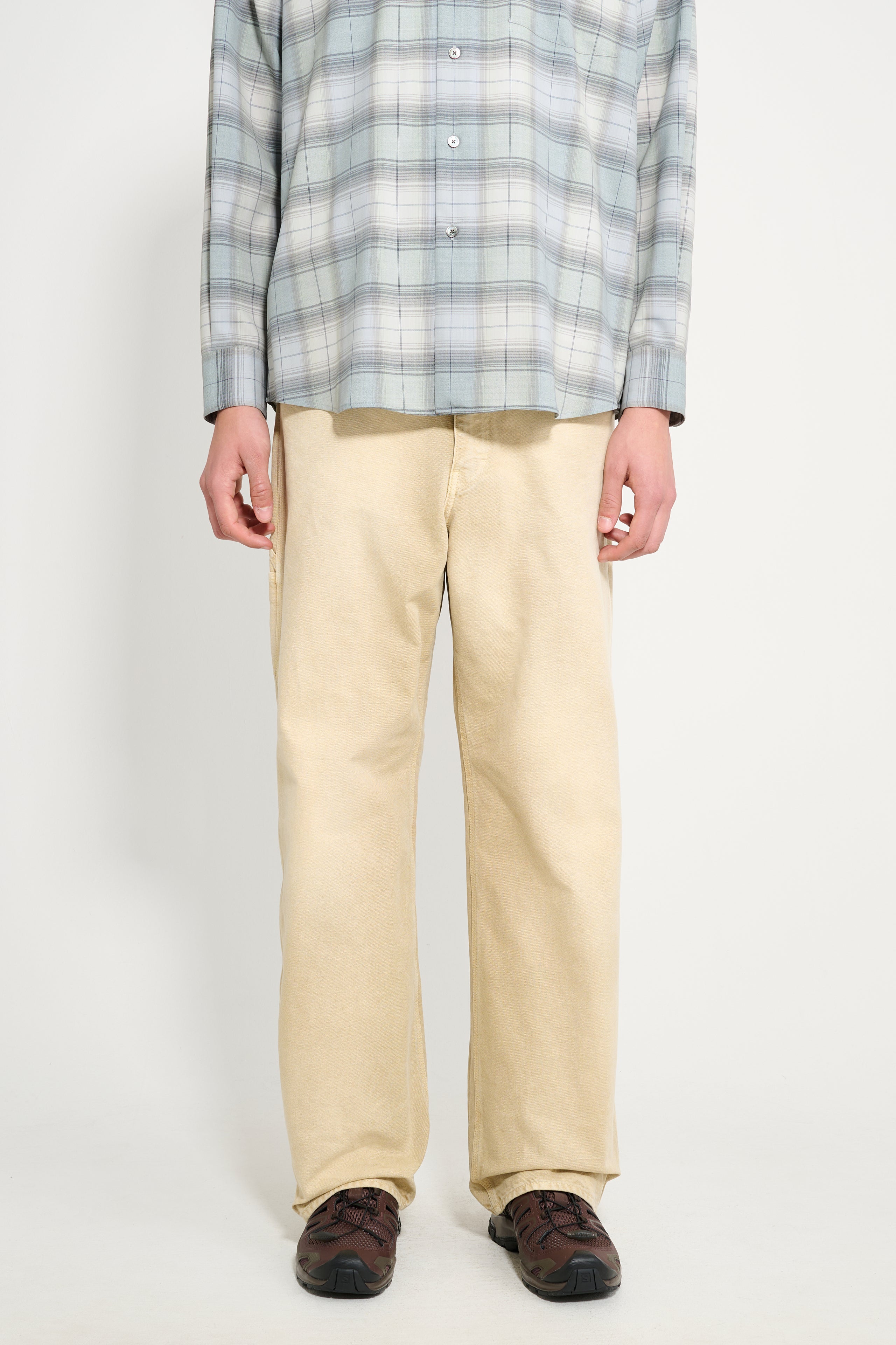 Auralee Organic Cotton Duck Pants Light Beige