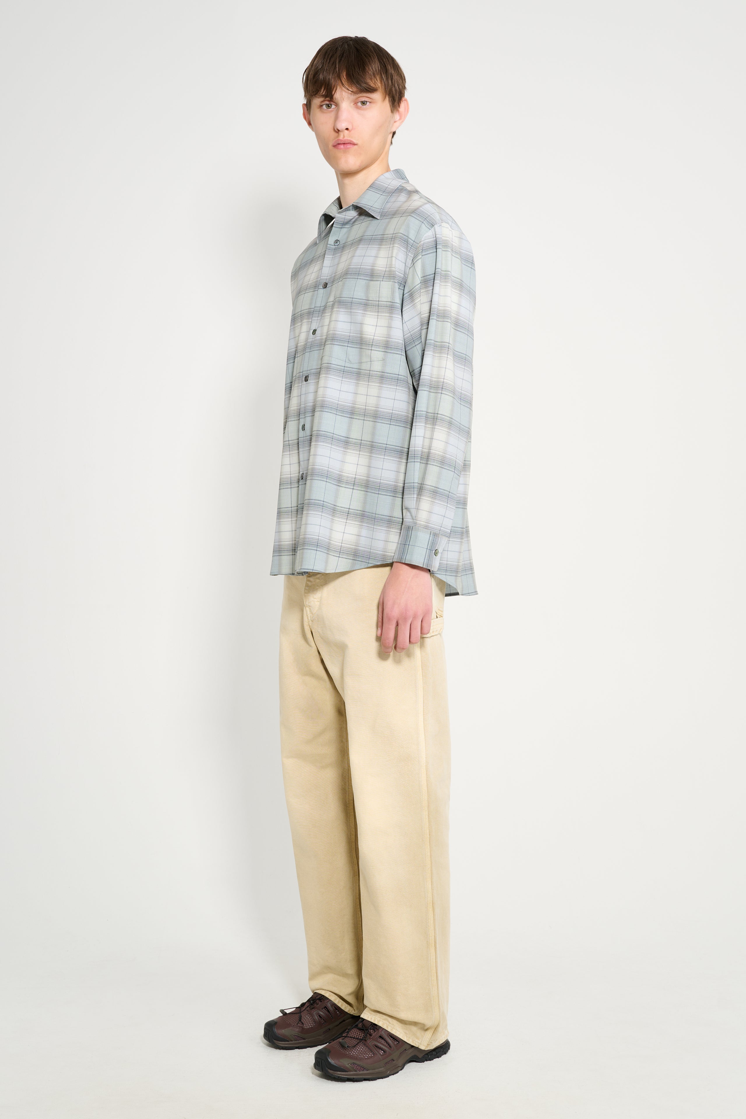 Auralee Organic Cotton Duck Pants Light Beige