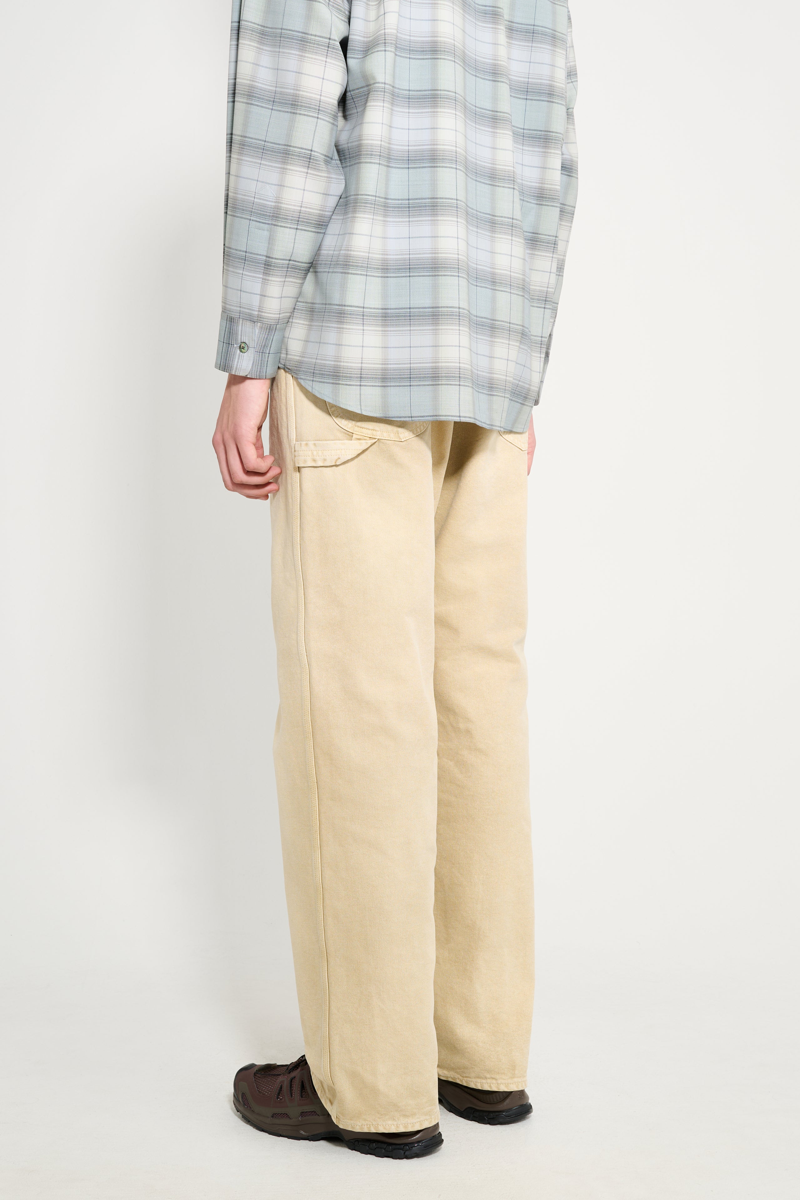 Auralee Organic Cotton Duck Pants Light Beige