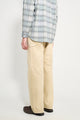 Auralee Organic Cotton Duck Pants Light Beige