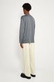 Auralee Washed Baggy Satin Bleached Baker Pants Dusty Ivory