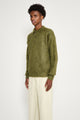 Auralee Brushed Super Kid Mohair Knit Polo Olive
