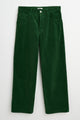 Auralee Pigment Dyed Finx Corduroy Wide 5P Pants Forest Green