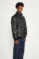 Auralee Lamb Leather Zip Blouson Black