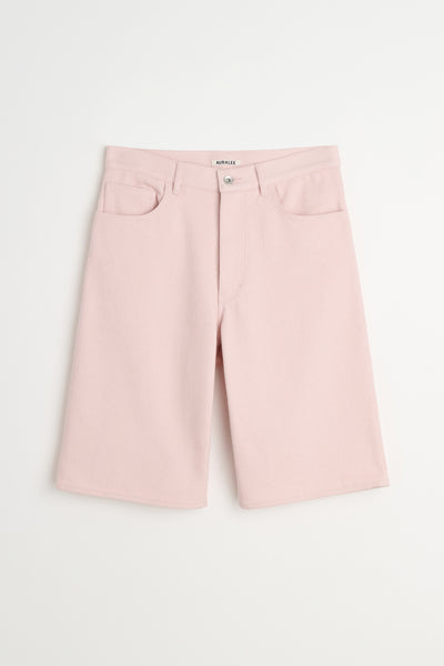 Auralee Silk Nep Denim 5P Wide Shorts Dusty Pink – Très Bien Auralee Silk Nep Denim 5P Wide Shorts Dusty Pink – Très Bien