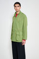 Auralee Super Fine Cotton Lawn Hooded Blouson Dusty Green