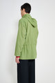 Auralee Super Fine Cotton Lawn Hooded Blouson Dusty Green