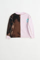 BORN FREE Kid’s Sweatshirt 2-4 Years Pink / Brown