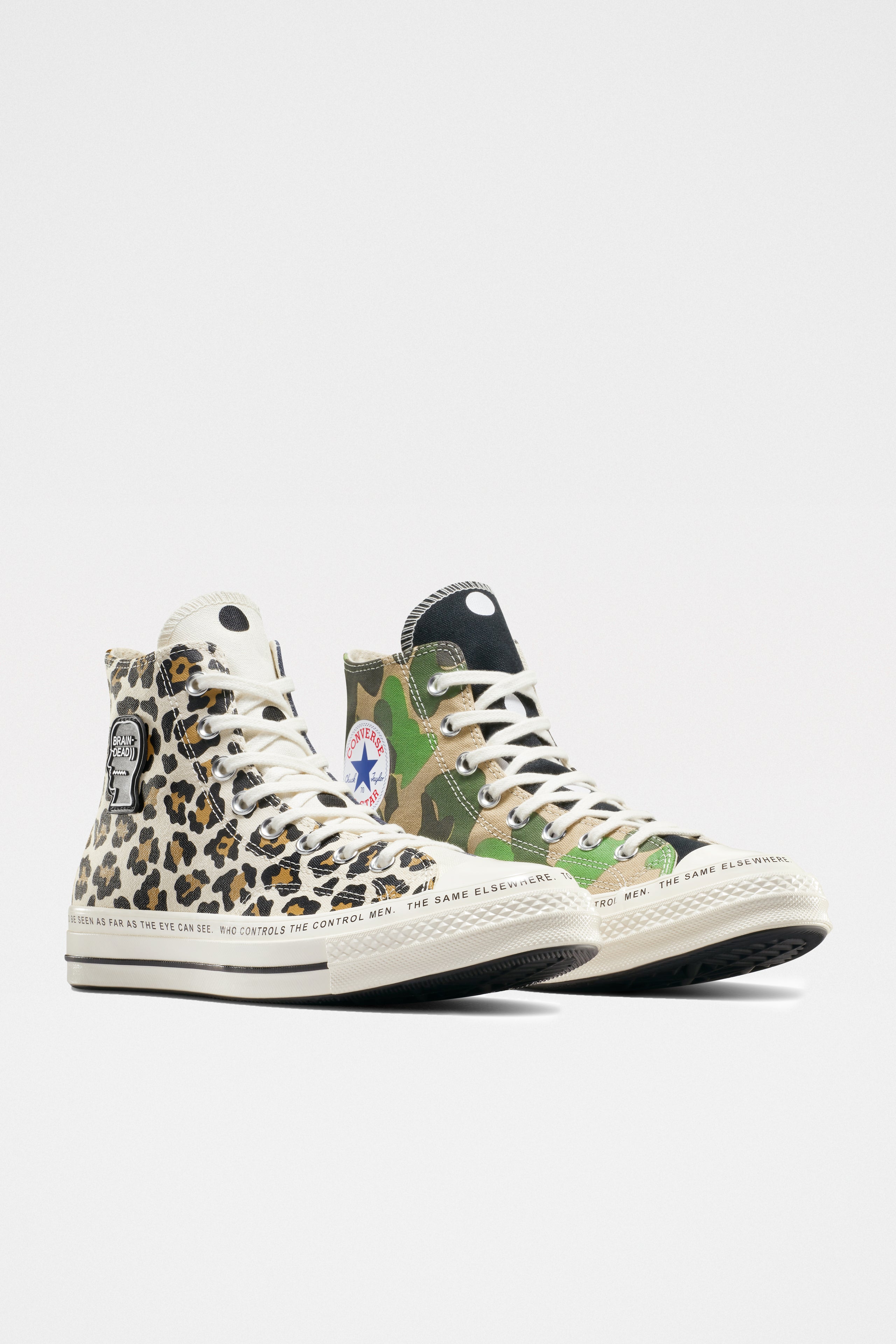 Converse x Brain Dead Chuck 70 Egret / Black / Multi