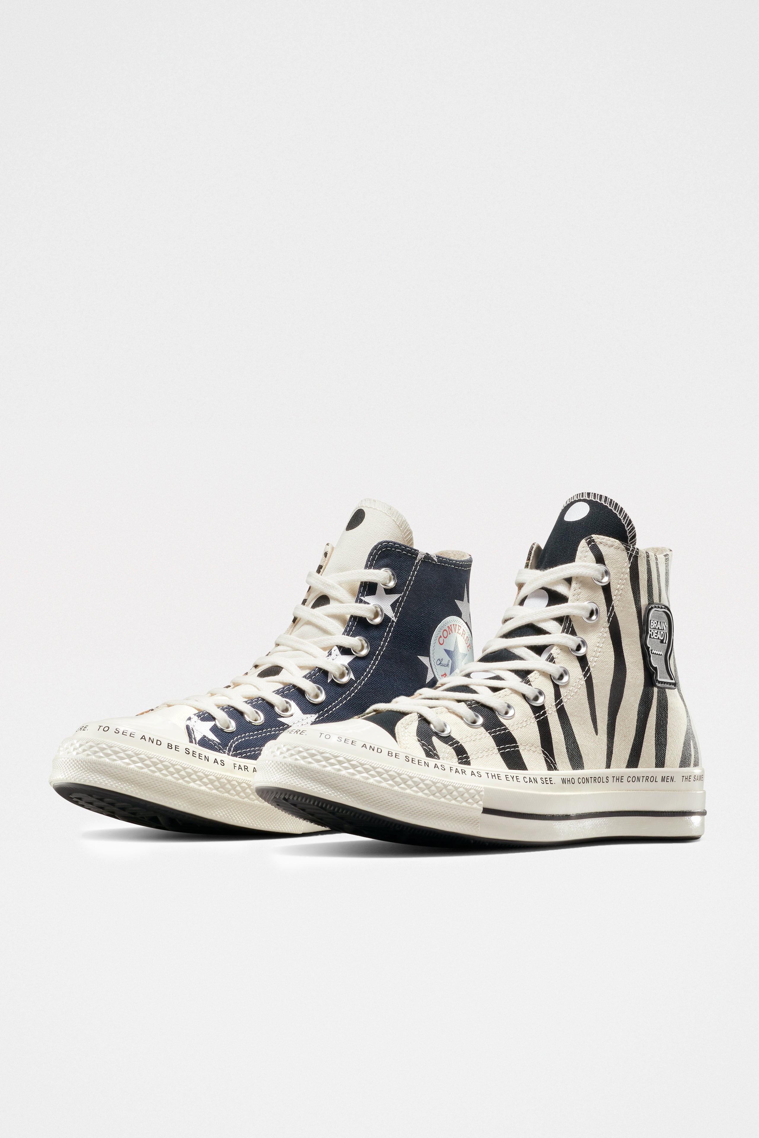 Converse x Brain Dead Chuck 70 Egret / Black / Multi