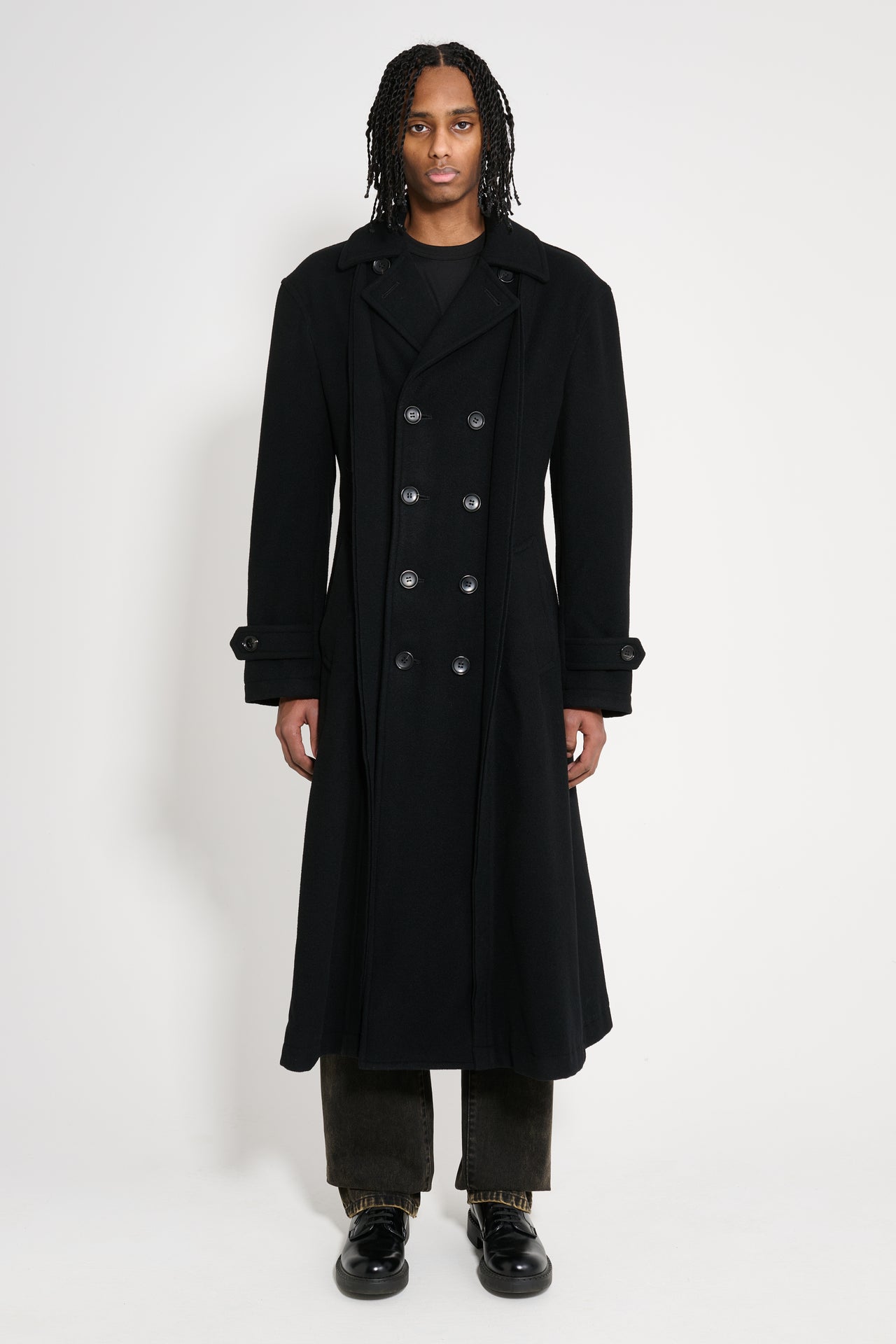 Comme des Garçons Homme Plus Tailored Coat Black