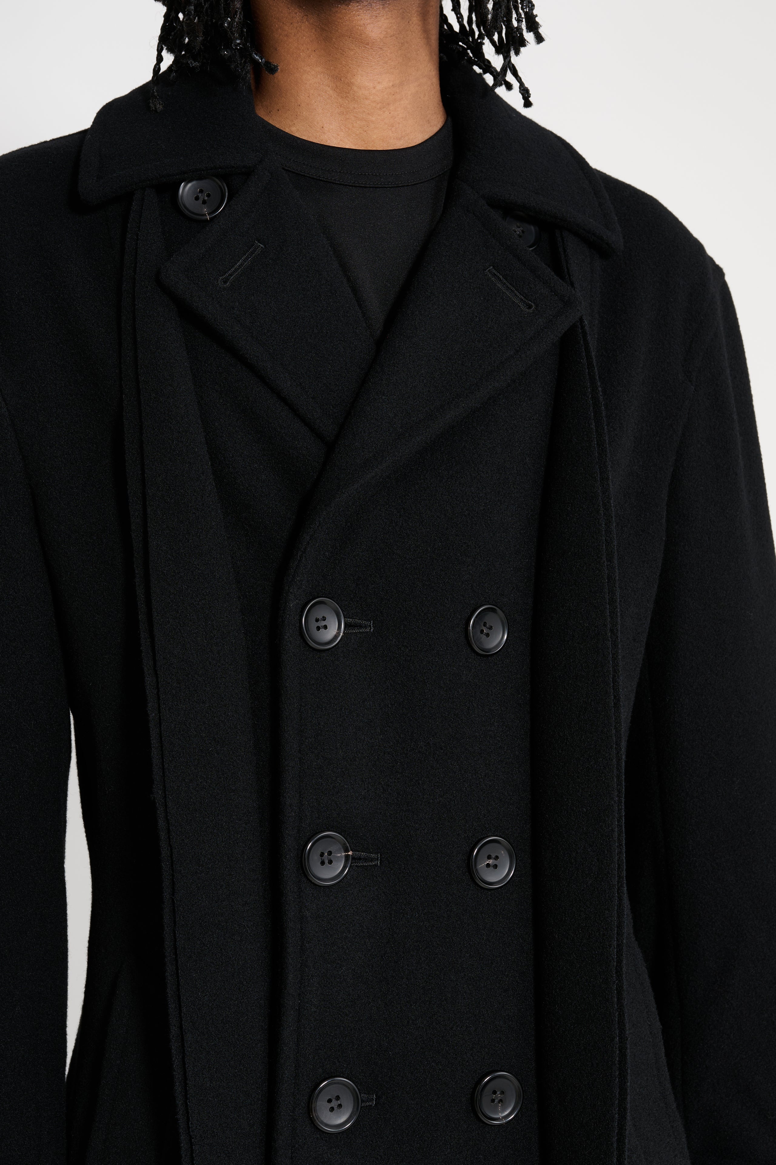 Comme des Garçons Homme Plus Tailored Coat Black