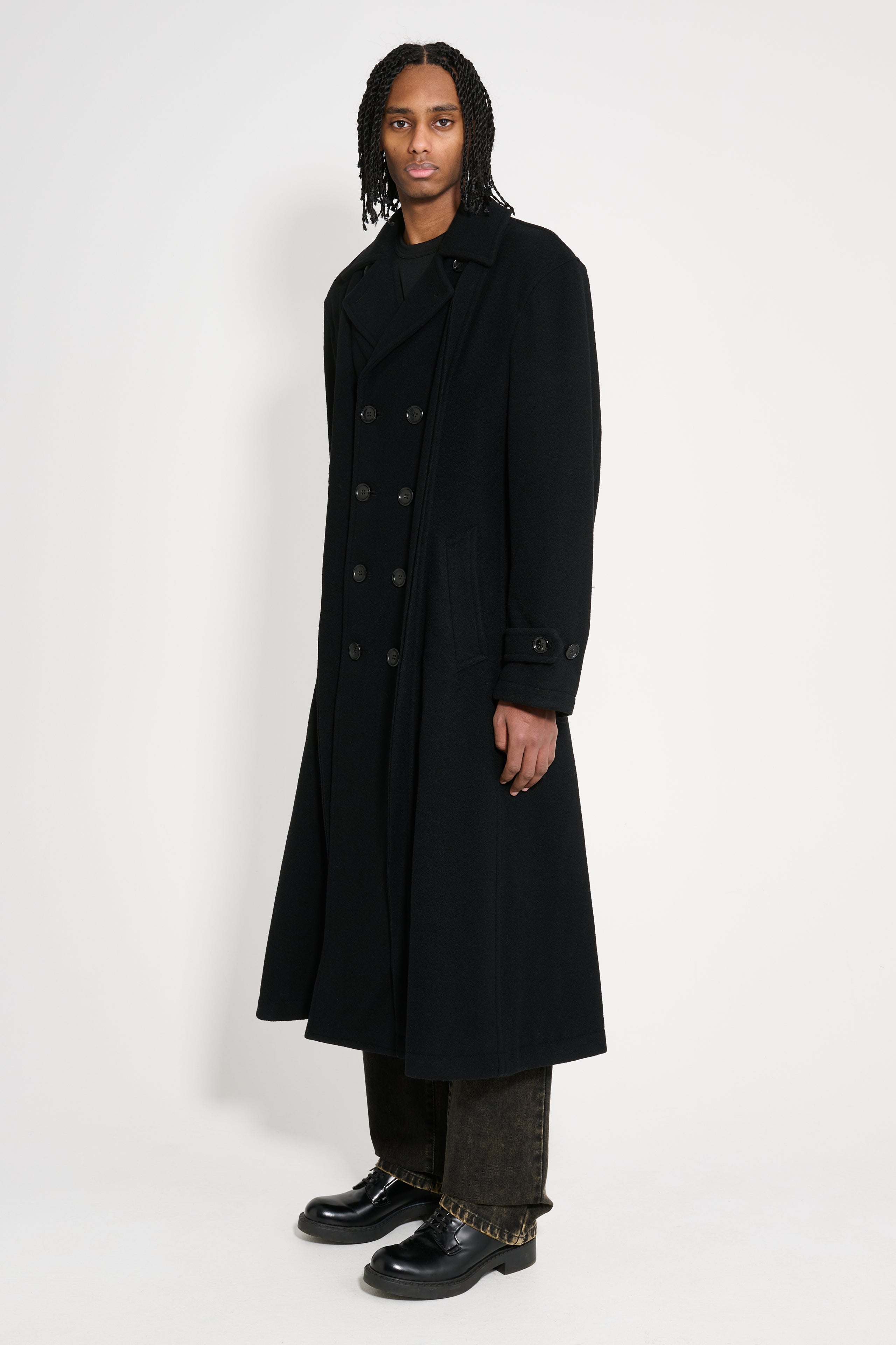 Comme des Garçons Homme Plus Tailored Coat Black